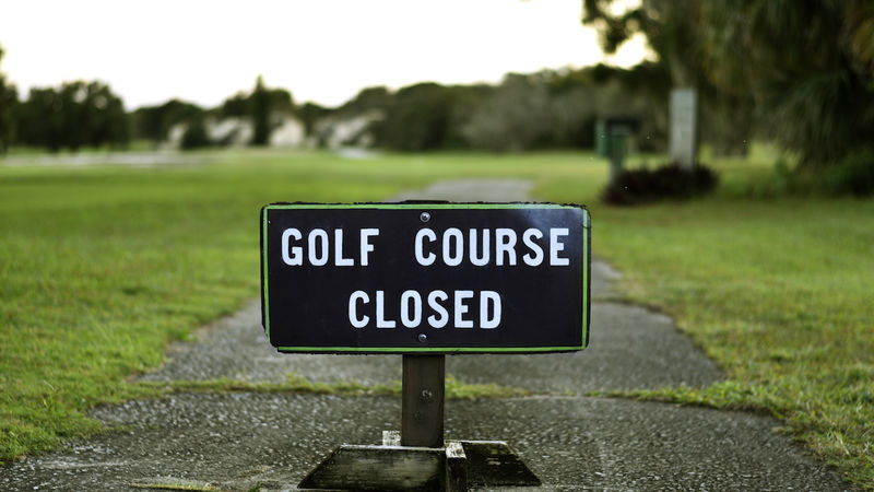 Golf Course Closed